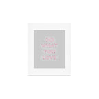 Do what you love, Neon Sign Art Print Gallery Image 1