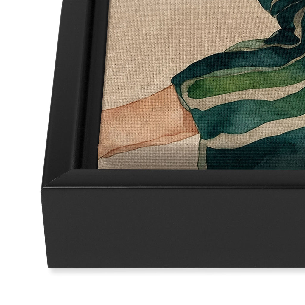Figurative Illustration Woman Framed Canvas Print Gallery Image 3