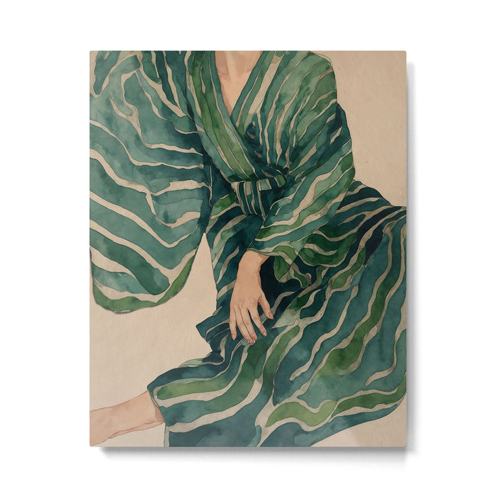 Figurative Illustration Woman Metal Print Gallery Image 1