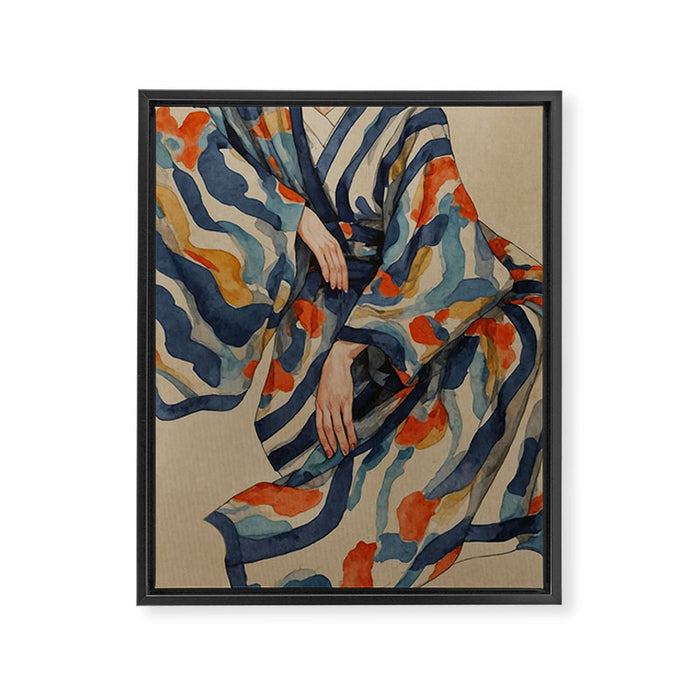 Figurative Woman No 2 Framed Canvas Print Gallery Image 1