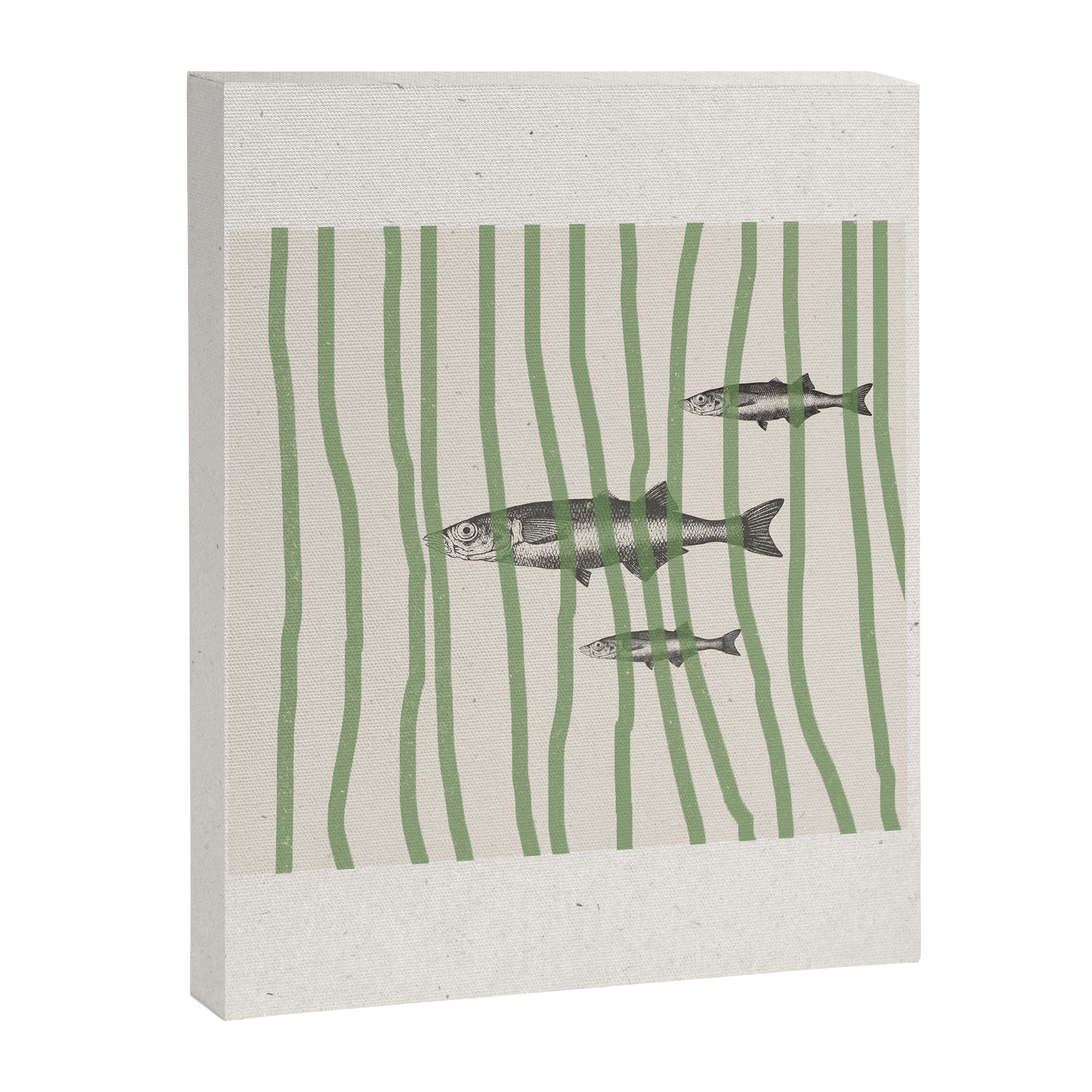 Fish in the grass Canvas Print Gallery Image 8