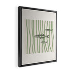 Fish in the grass Framed Canvas Print Gallery Image 2