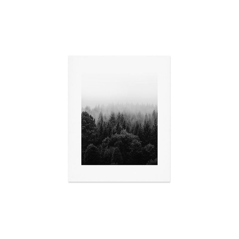 Forest, Black and White Art Print Gallery Image 1