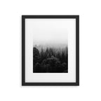 Forest, Black and White Framed Art Print Gallery Image 5