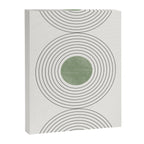 Fresh Pattern, Green Circle Canvas Print Gallery Image 6