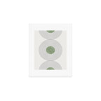 Fresh Pattern, Green Circle Art Print Gallery Image 1