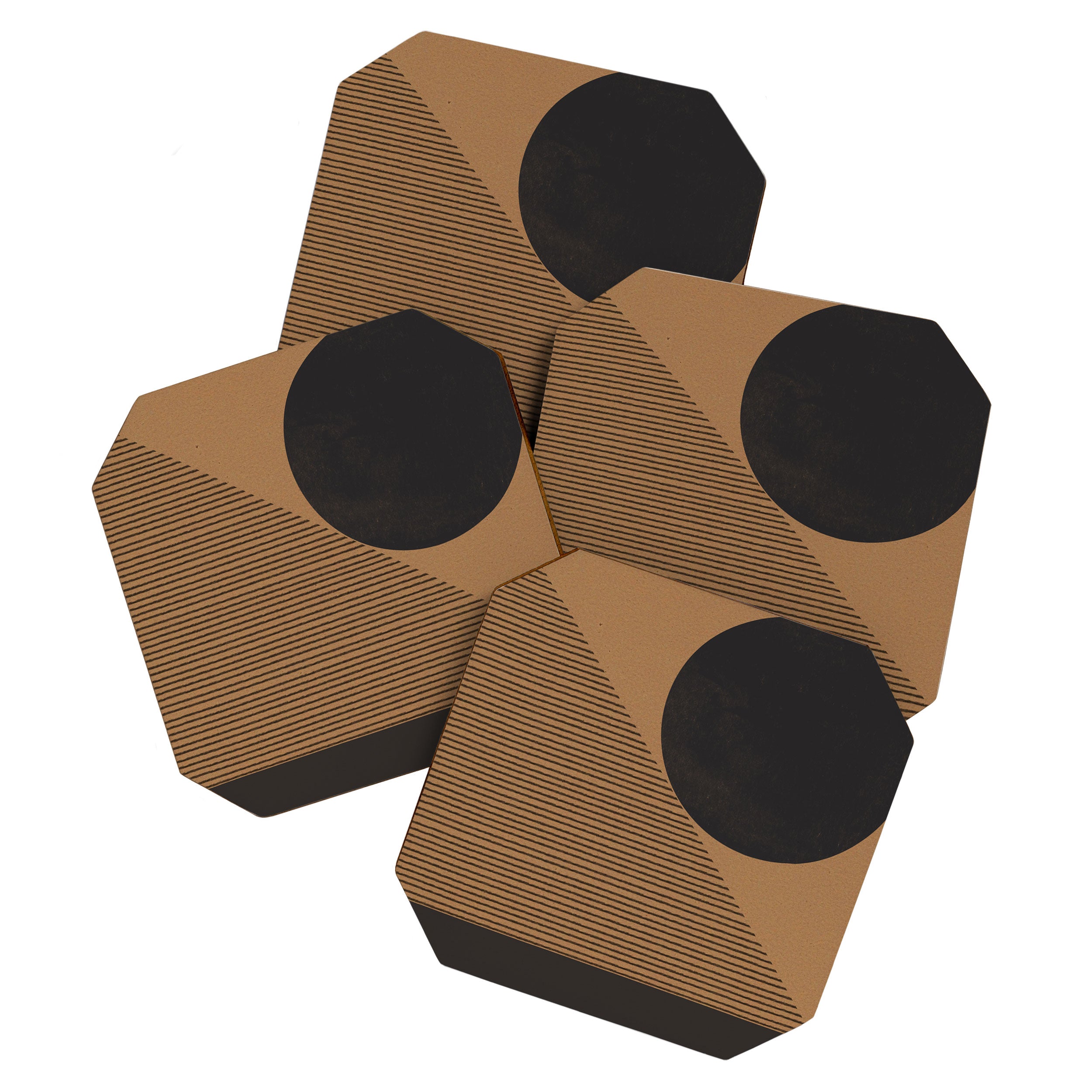 Geo Balance Block Coaster Gallery Image 1