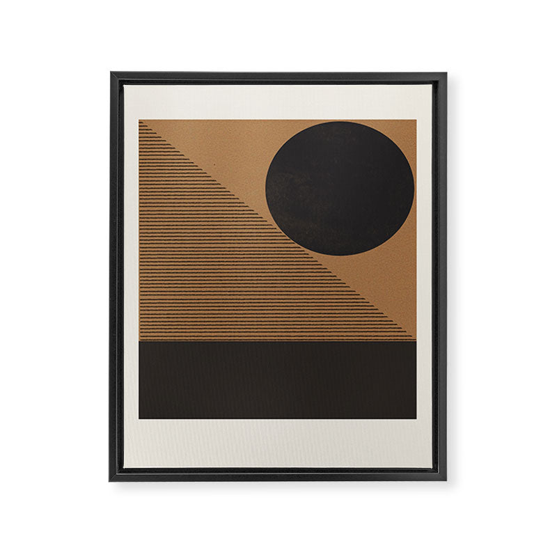 Geo Balance Block Framed Canvas Print Gallery Image 6