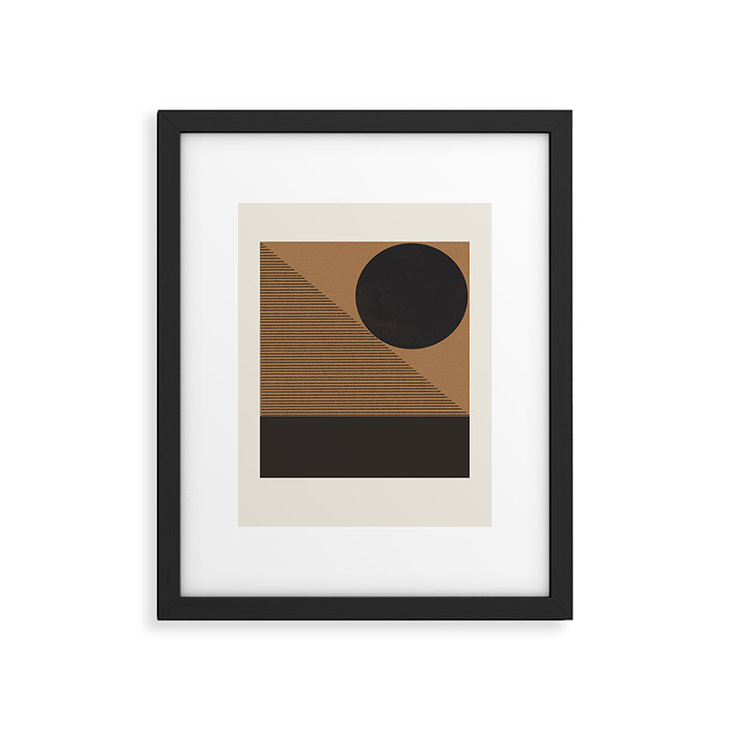 Geo Balance Block Framed Art Print Gallery Image 5
