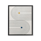 Geo BALANCE Framed Canvas Print Gallery Image 6