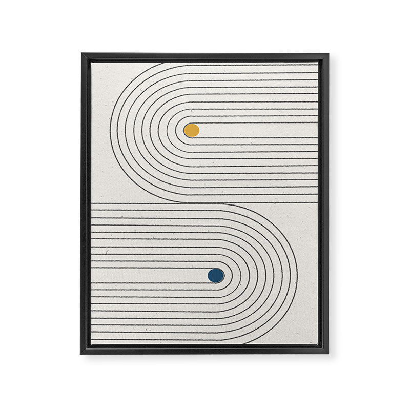 Geo BALANCE Framed Canvas Print Gallery Image 6