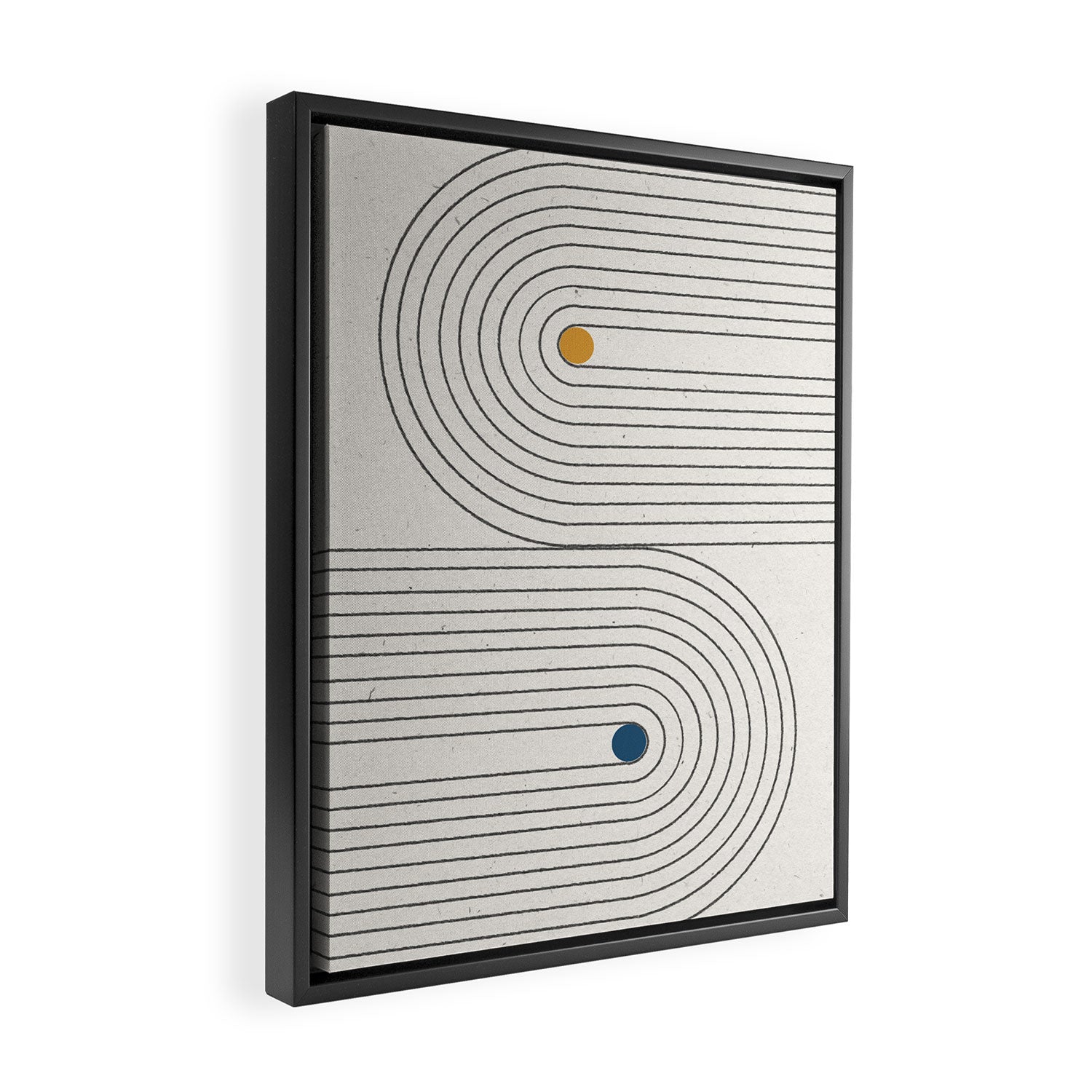 Geo BALANCE Framed Canvas Print Gallery Image 2