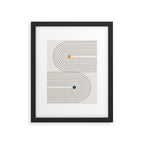 Geo BALANCE Framed Art Print Gallery Image 5