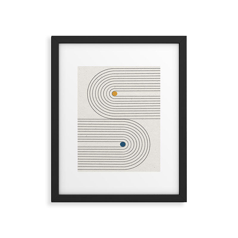 Geo BALANCE Framed Art Print Gallery Image 5