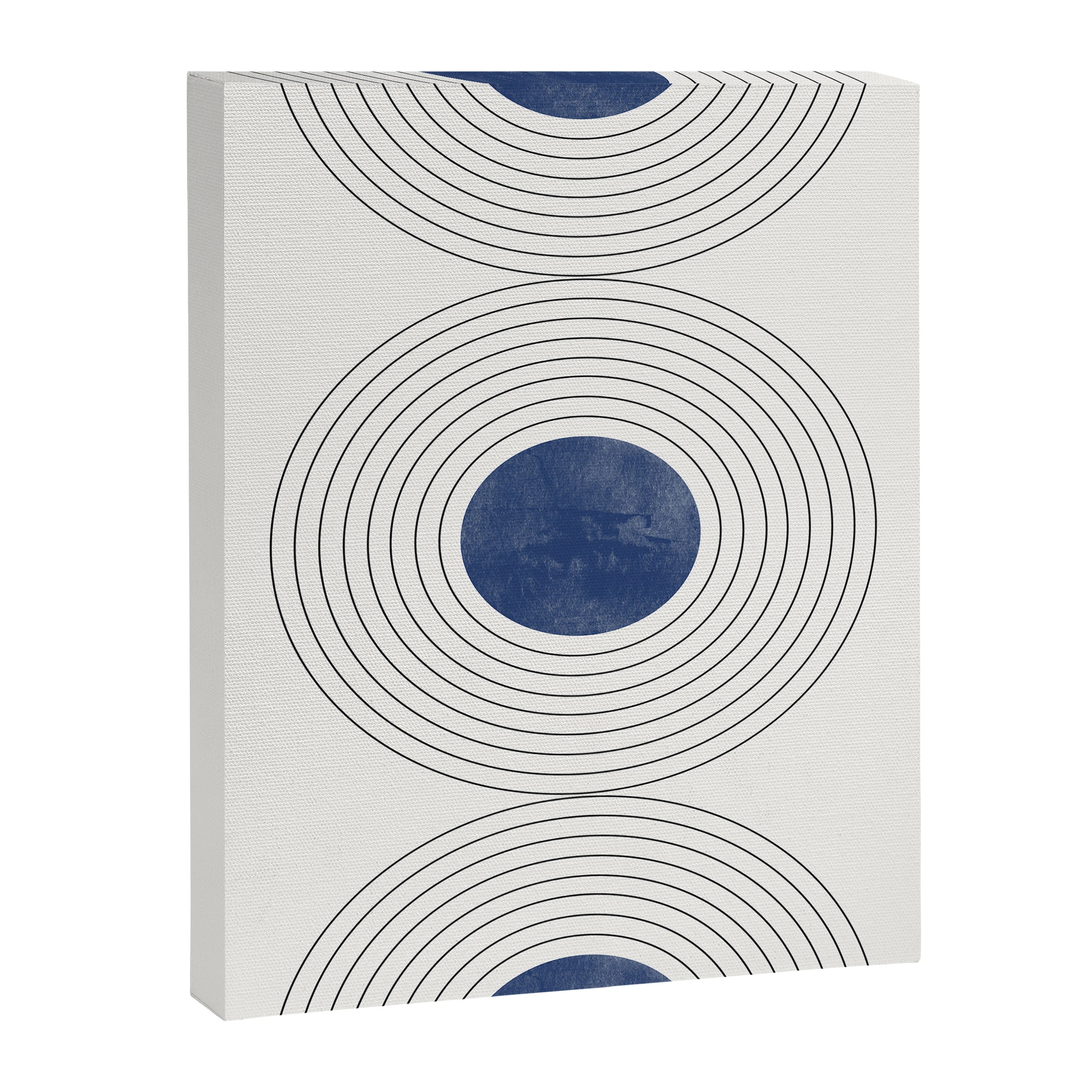 Geo Blue Balance Canvas Print Gallery Image 6