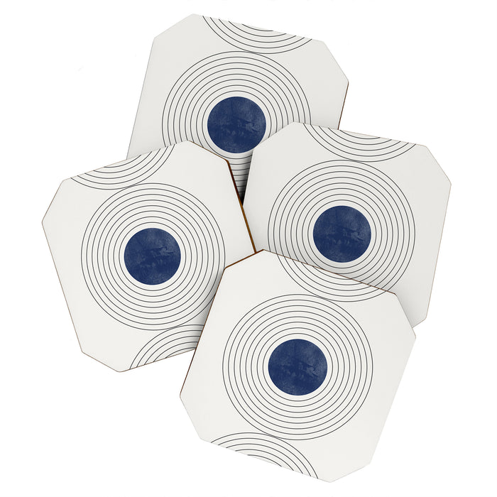 Geo Blue Balance Coaster Gallery Image 1