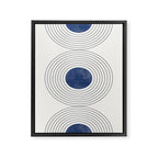 Geo Blue Balance Framed Canvas Print Gallery Image 6