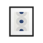 Geo Blue Balance Framed Art Print Gallery Image 5