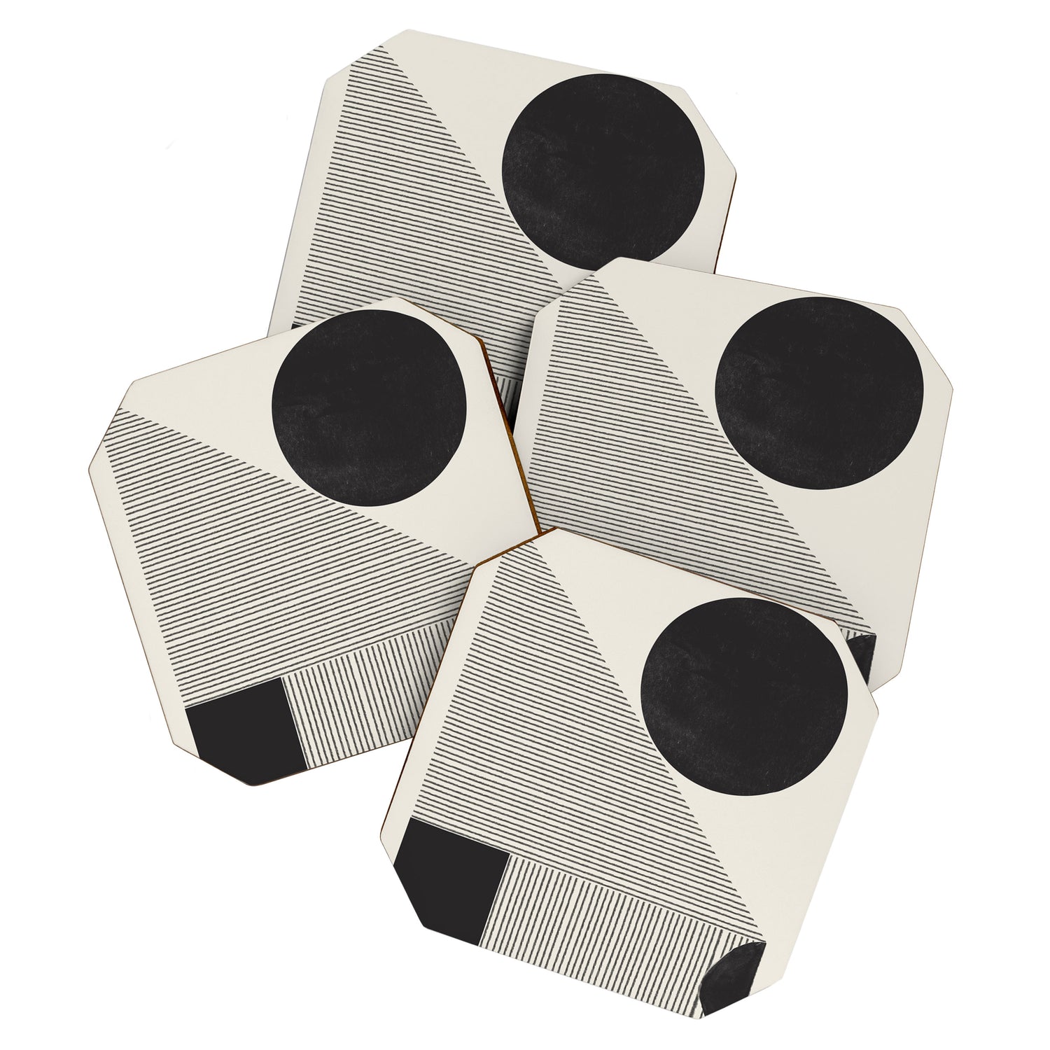GEO Paper Composition Coaster Gallery Image 1