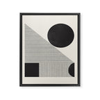 GEO Paper Composition Framed Canvas Print Gallery Image 6