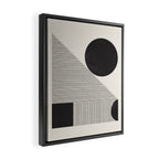GEO Paper Composition Framed Canvas Print Gallery Image 2