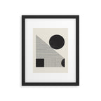 GEO Paper Composition Framed Art Print Gallery Image 5