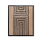 Geometric Art Framed Canvas Print Gallery Image 6