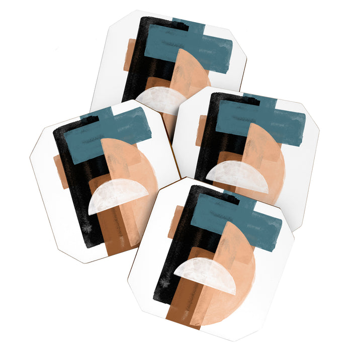 Geometric Composition Coaster Gallery Image 1