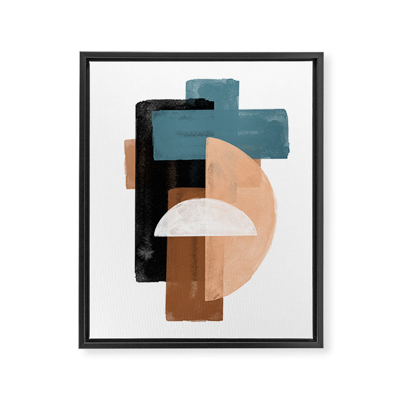 Geometric Composition Framed Canvas Print Gallery Image 6