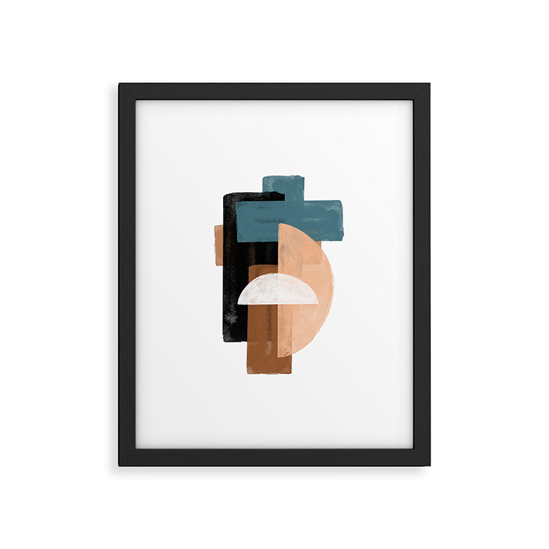 Geometric Composition Framed Art Print Gallery Image 5