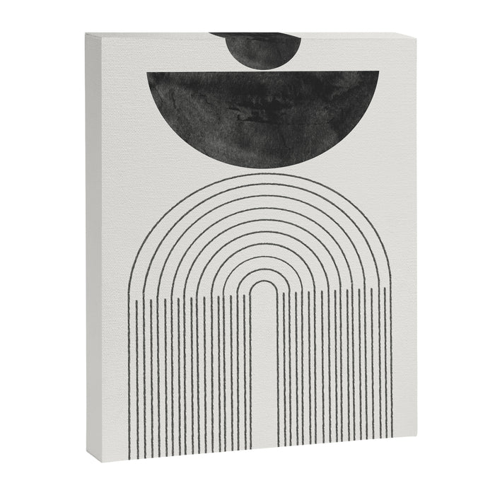 Geometric Minimal Shape Study No1. Canvas Print Gallery Image 1