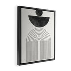 Geometric Minimal Shape Study No1. Framed Canvas Print Gallery Image 2