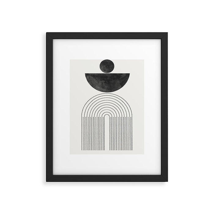 Geometric Minimal Shape Study No1. Framed Art Print Gallery Image 1