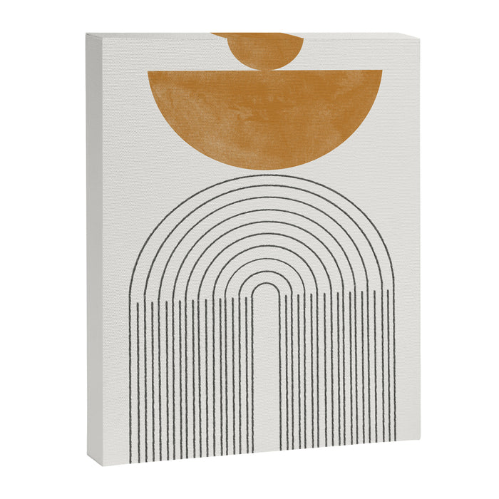 Geometric Modern Shape Study No2. Canvas Print Gallery Image 1