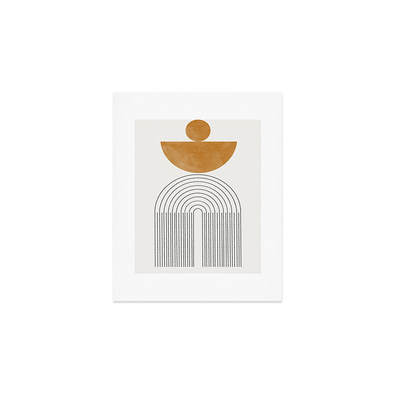Geometric Modern Shape Study No2. Art Print Gallery Image 1