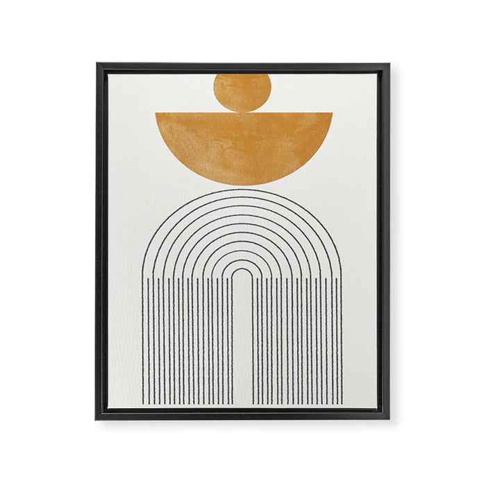 Geometric Modern Shape Study No2. Framed Canvas Print Gallery Image 1