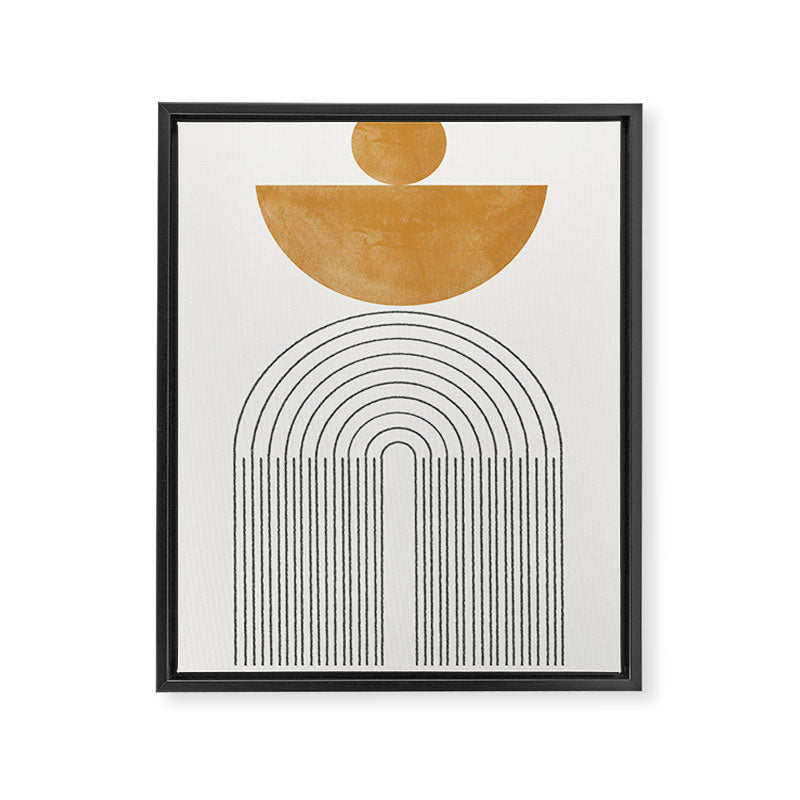 Geometric Modern Shape Study No2. Framed Canvas Print Gallery Image 6