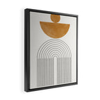 Geometric Modern Shape Study No2. Framed Canvas Print Gallery Image 2