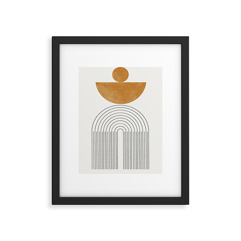 Geometric Modern Shape Study No2. Framed Art Print Gallery Image 5