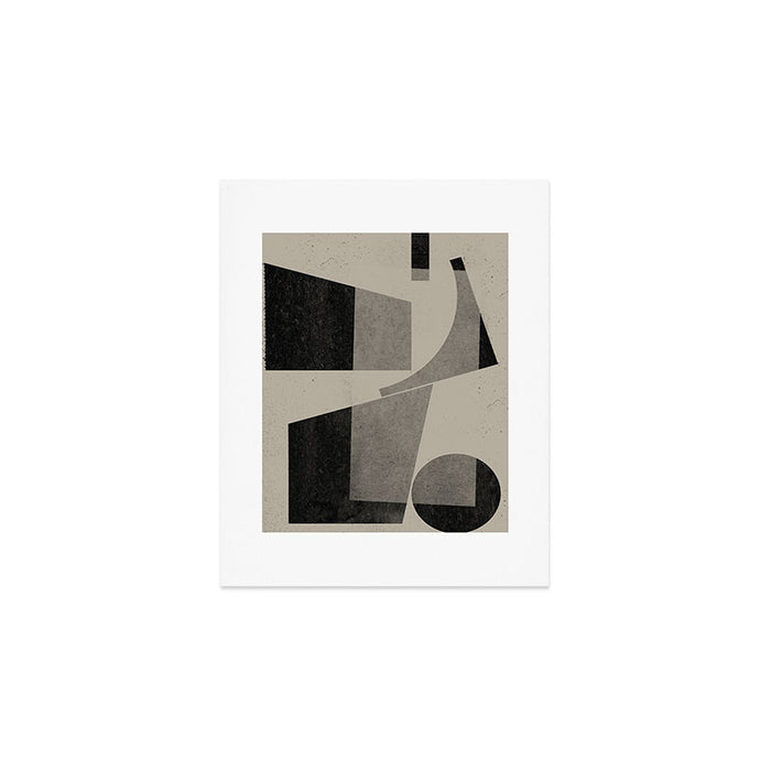 Geometric Object Mid Century Modern Art Print Gallery Image 1