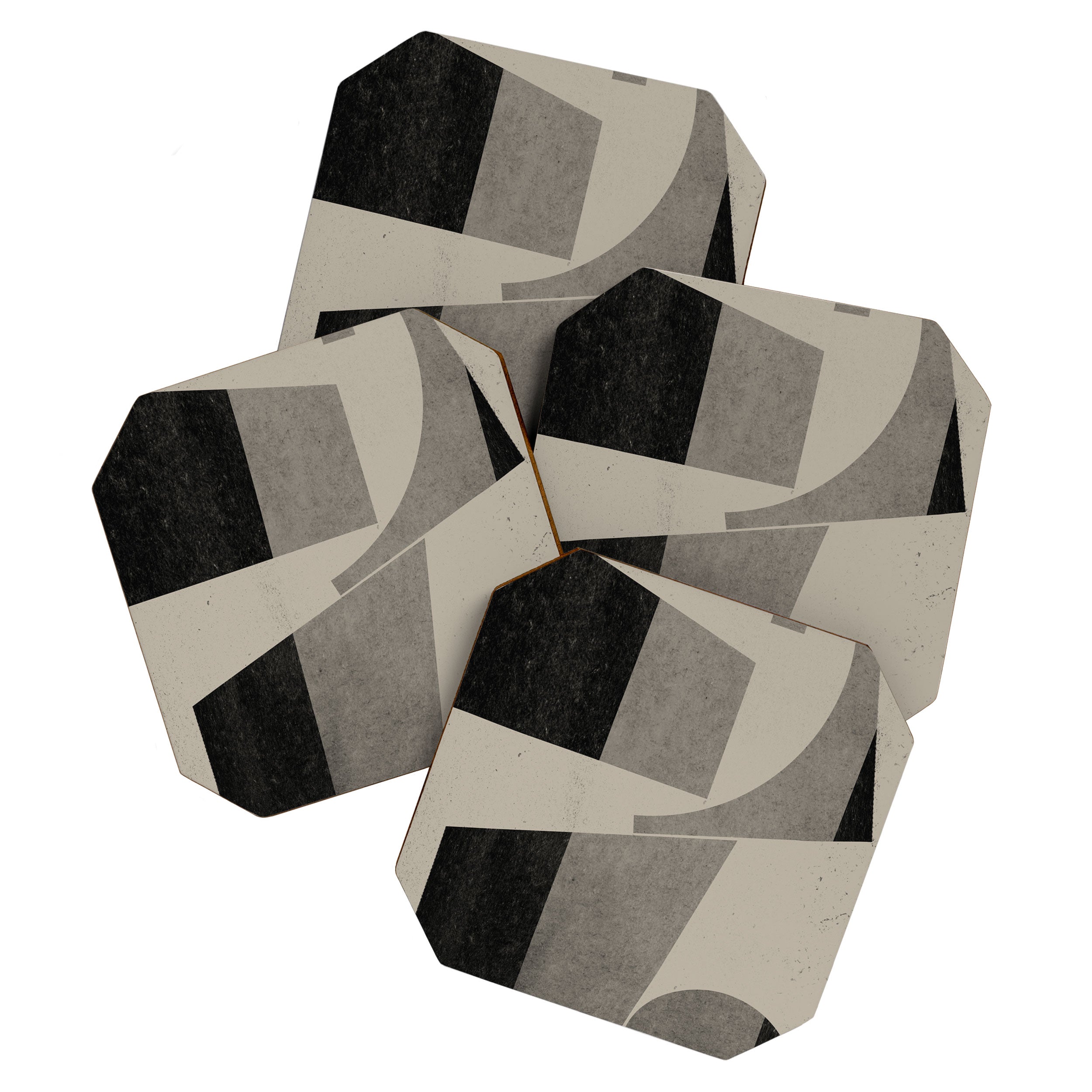 Geometric Object Mid Century Modern Coaster Gallery Image 1