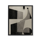 Geometric Object Mid Century Modern Framed Canvas Print Gallery Image 6