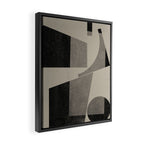Geometric Object Mid Century Modern Framed Canvas Print Gallery Image 2