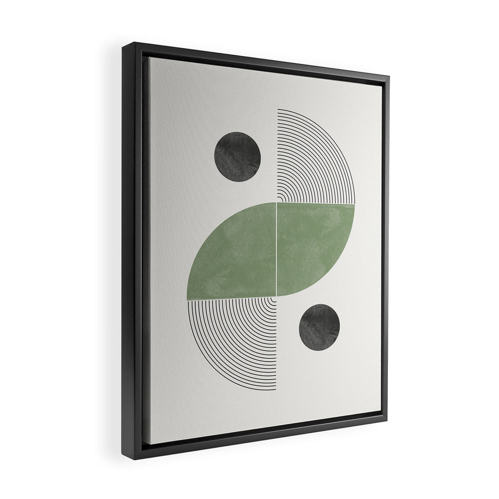 Geometric Shape 01 Framed Canvas Print Gallery Image 2