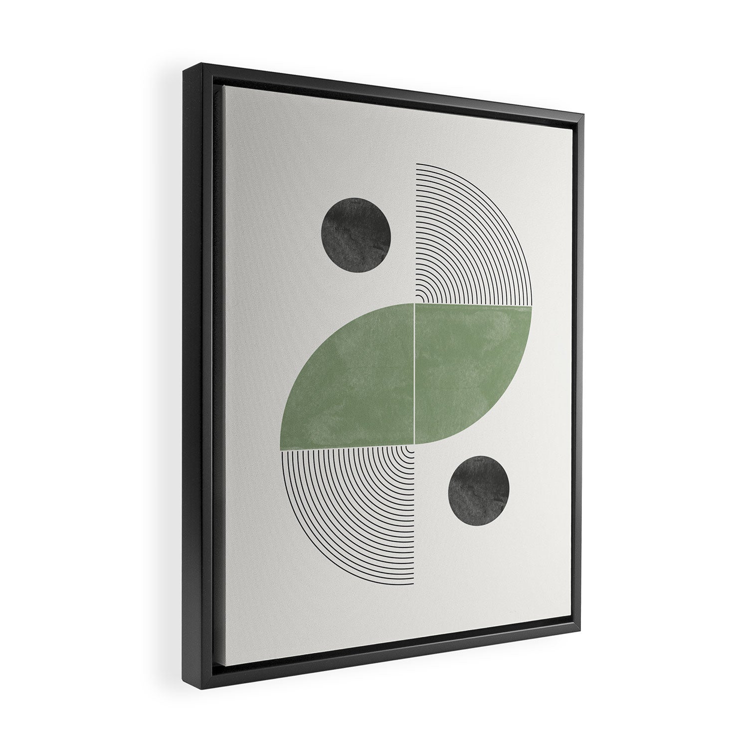 Geometric Shape 01 Framed Canvas Print Gallery Image 2