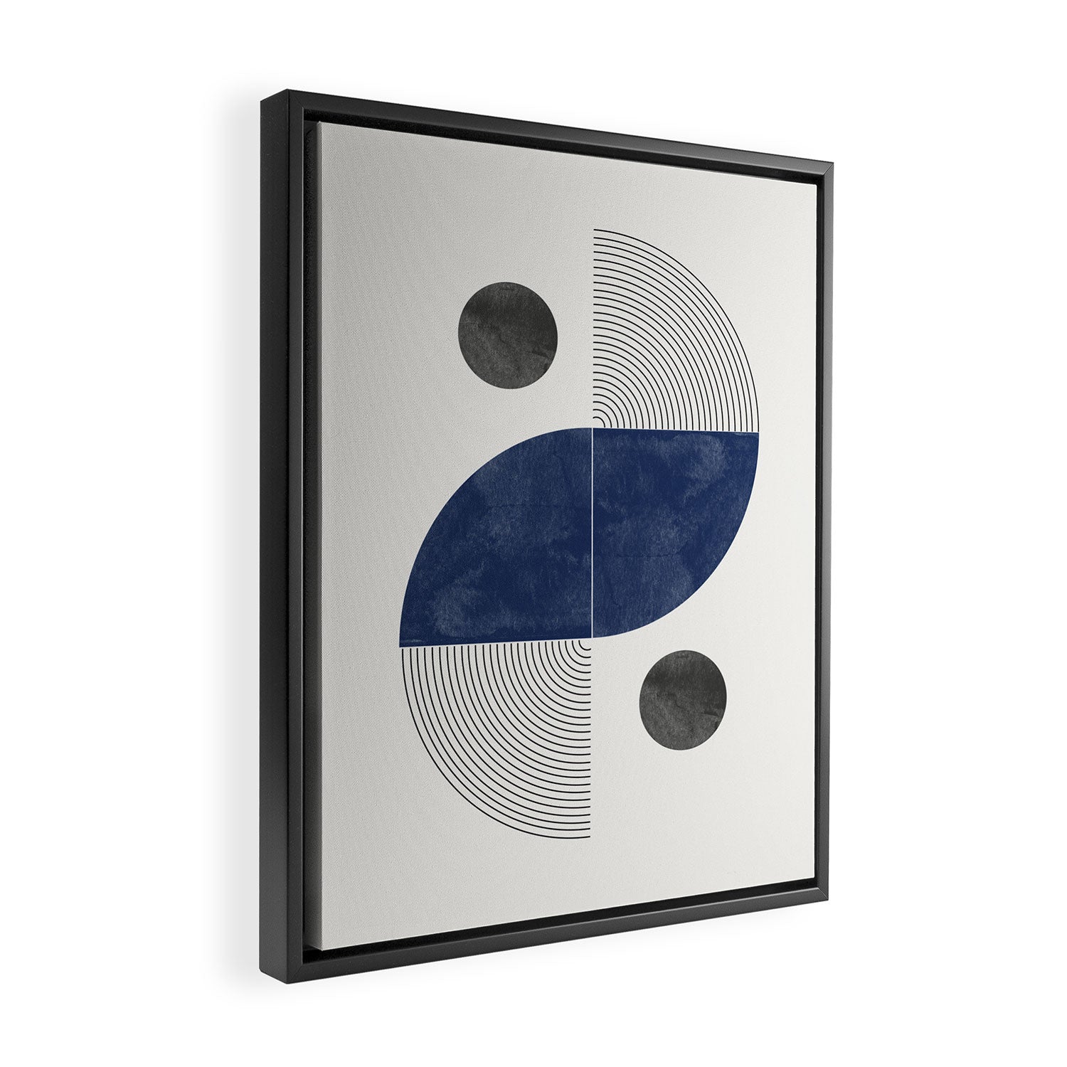 Geometric Shape 02 Framed Canvas Print Gallery Image 2