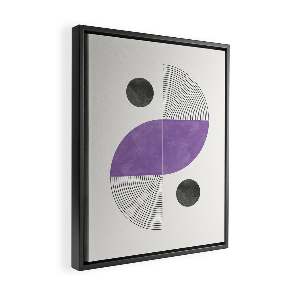 Geometric Shape 03 Framed Canvas Print Gallery Image 2
