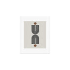 Geometric Shape, Arch Paper Art Art Print Gallery Image 1