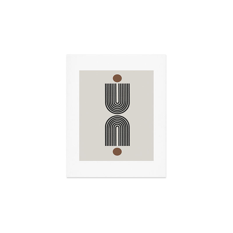 Geometric Shape, Arch Paper Art Art Print Gallery Image 1