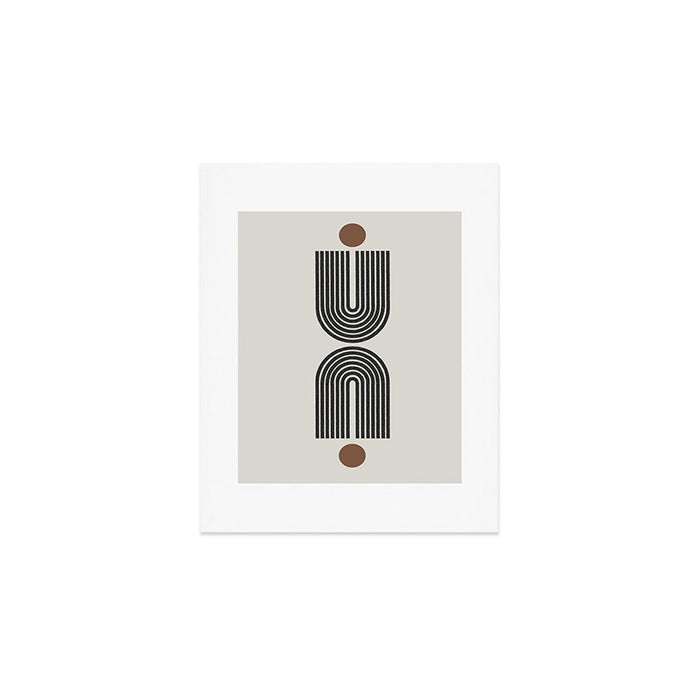 Geometric Shape, Arch Paper Art Art Print Gallery Image 1